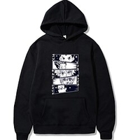 Inspired by Hunter X Hunter Killua Zoldyck Cosplay Costume Hoodie Polyester / Cotton Blend Graphic Printing Harajuku Graphic Hoodie For Men