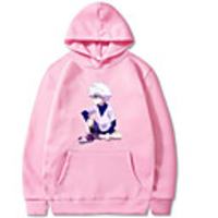 Inspired by Hunter X Hunter Killua Zoldyck Cosplay Costume Hoodie Polyester / Cotton Blend Graphic Printing Hoodie For Men