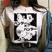 Inspired by Hunter X Hunter Killua Zoldyck Cosplay Costume T-shirt Polyester / Cotton Blend Print Harajuku Graphic Kawaii T-shirt For Women