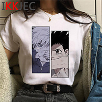 Inspired by Hunter X Hunter Killua Zoldyck Cosplay Costume T-shirt Polyester / Cotton Blend Print Harajuku Graphic Kawaii T-shirt For Women