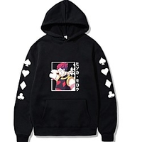 Inspired by HUNTER×HUNTER Hisoka Hoodie Anime 100% Polyester Anime Harajuku Graphic Kawaii Hoodie For Men