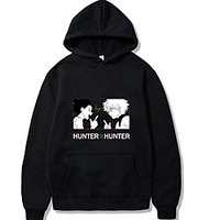 Inspired by HUNTER×HUNTER Killua Zoldyck Hoodie Anime 100% Polyester Anime Harajuku Graphic Kawaii Hoodie For Men