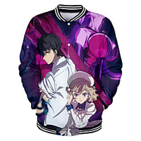Inspired by Invented Inference Iwanaga Kotoko Anime Cartoon Polyster Anime 3D Harajuku Graphic Outerwear For Men