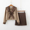 Inspired by JK Schoolgirls Skirt Cosplay Costume Polyester / Cotton Blend Color Block Cravat For Women