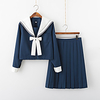 Inspired by JK Schoolgirls Skirt Cosplay Costume Polyester / Cotton Blend Color Block Cravat For Women