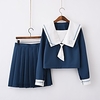 Inspired by JK Schoolgirls Skirt Cosplay Costume Polyester / Cotton Blend Color Block Cravat For Women