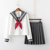 Inspired by JK Schoolgirls Skirt Cosplay Costume Polyester / Cotton Blend Color Block Cravat For Women
