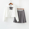 Inspired by JK Schoolgirls Skirt Cosplay Costume Polyester / Cotton Blend Plaid / Check Cravat For Women