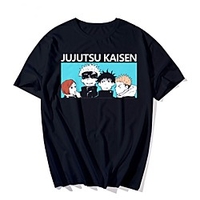 Inspired by Jujutsu Kaisen Cosplay Anime Cartoon Polyester / Cotton Blend Print Harajuku Graphic Kawaii T-shirt For Women