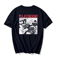 Inspired by Jujutsu Kaisen Cosplay Anime Cartoon Polyester / Cotton Blend Print Harajuku Graphic Kawaii T-shirt For Women
