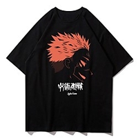 Inspired by Jujutsu Kaisen Cosplay Anime Cartoon Polyester / Cotton Blend Print Harajuku Graphic Kawaii T-shirt For Women