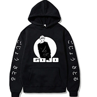 Inspired by Jujutsu Kaisen Gojo Satoru Cosplay Costume Hoodie Poly / Cotton Graphic Prints Printing Hoodie For Men