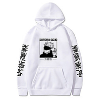Inspired by Jujutsu Kaisen Gojo Satoru Hoodie Anime 100% Polyester Anime Harajuku Graphic Kawaii Hoodie For Men