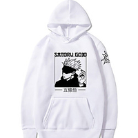 Inspired by Jujutsu Kaisen Gojo Satoru Hoodie Anime 100% Polyester Anime Harajuku Graphic Kawaii Hoodie For Unisex / Couple