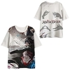 Inspired by Jujutsu Kaisen Gojo Satoru T-shirt Anime 100% Polyester Anime Harajuku Graphic Kawaii T-shirt For Men