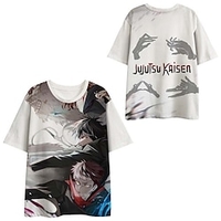 Inspired by Jujutsu Kaisen Gojo Satoru T-shirt Anime 100% Polyester Anime Harajuku Graphic Kawaii T-shirt For Men