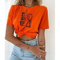 Inspired by Jujutsu Kaisen Gojo Satoru T-shirt Anime 100% Polyester Anime Harajuku Graphic Kawaii T-shirt For Men