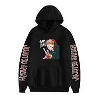 Inspired by Jujutsu Kaisen Yuji Itadori Cosplay Costume Hoodie Polyester / Cotton Blend Graphic Printing Hoodie For Women