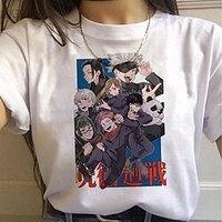 Inspired by Jujutsu Kaisen Yuji Itadori Gojo Satoru T-shirt Anime 100% Polyester Anime Harajuku Graphic Kawaii T-shirt For Men
