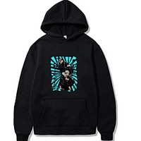 Inspired by Jujutsu Kaisen Yuji Itadori Hoodie Anime 100% Polyester Anime Harajuku Graphic Kawaii Hoodie For Men