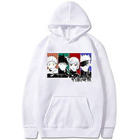 Inspired by Jujutsu Kaisen Yuji Itadori Hoodie Anime 100% Polyester Anime Harajuku Graphic Kawaii Hoodie For Men