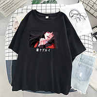 Inspired by Kakegurui / Compulsive Gambler Cosplay Cosplay Costume T-shirt Polyester / Cotton Blend Print T-shirt For Women