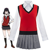 Inspired by Kakegurui / Compulsive Gambler Ikishima Midari Anime Cosplay Costumes Japanese Cosplay Suits School Uniforms Vest Blouse Skirt For Women