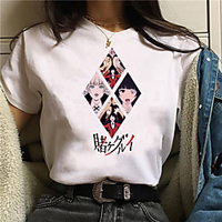 Inspired by Kakegurui / Compulsive Gambler Jabami Yumeko T-shirt Anime 100% Polyester Anime Harajuku Graphic Kawaii T-shirt For Men
