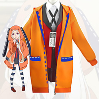 Inspired by Kakegurui / Compulsive Gambler Yomoduki Runa Anime Cosplay Costumes Japanese Cosplay Suits Coat Blouse Top For Women