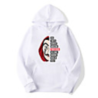 Inspired by la casa de papel Dali Cosplay Costume Hoodie Pure Cotton Print Printing Hoodie For Men