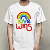 Inspired by LGBT love is love love wins Cosplay Costume T-shirt Polyester / Cotton Blend Text T-shirt For Men