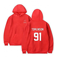 Inspired by Louis Tomlinson 91 Cosplay Hoodie Anime Polyester / Cotton Blend Graphic Prints Printing Harajuku Graphic Hoodie For Women