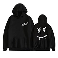 Inspired by Louis Tomlinson 91 Cosplay Hoodie Polyester / Cotton Blend Graphic Prints Printing Hoodie For Men