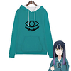 Inspired by Mieruko Chan Miko Hoodie Anime 100% Polyester Anime 3D Harajuku Graphic Hoodie For Men