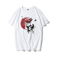 Inspired by Mononoke Cosplay Anime Cartoon Polyester / Cotton Blend Print Harajuku Graphic Kawaii T-shirt For Women