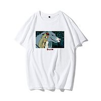 Inspired by Mononoke Cosplay Anime Cartoon Polyester / Cotton Blend Print Harajuku Graphic Kawaii T-shirt For Women