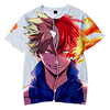 Inspired by My Hero Academia / Boku No Hero Cosplay Anime Cartoon Polyester / Cotton Blend Print 3D Harajuku Graphic T-shirt For Women