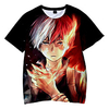 Inspired by My Hero Academia / Boku No Hero Cosplay Anime Cartoon Polyester / Cotton Blend Print 3D Harajuku Graphic T-shirt For Women