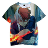 Inspired by My Hero Academia / Boku No Hero Cosplay Anime Cartoon Polyester / Cotton Blend Print 3D Harajuku Graphic T-shirt For Women