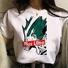 Inspired by My Hero Academia / Boku No Hero Cosplay Anime Cartoon Polyester / Cotton Blend Print Harajuku Graphic Kawaii T-shirt For Women