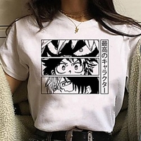 Inspired by My Hero Academia / Boku No Hero Cosplay Anime Cartoon Polyester / Cotton Blend Print Harajuku Graphic Kawaii T-shirt For Women