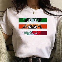 Inspired by My Hero Academia / Boku No Hero Cosplay Anime Cartoon Polyester / Cotton Blend Print Harajuku Graphic Kawaii T-shirt For Women