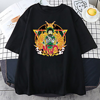 Inspired by My Hero Academia / Boku No Hero Cosplay Cosplay Costume T-shirt Polyester / Cotton Blend Print Harajuku Graphic Kawaii T-shirt For Women