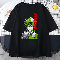 Inspired by My Hero Academia / Boku No Hero Cosplay Cosplay Costume T-shirt Polyester / Cotton Blend Print T-shirt For Women