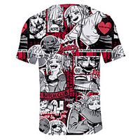 Inspired by My Hero Academia / Boku No Hero Cosplay Cosplay Costume T-shirt Terylene Graphic Printing T-shirt For Women