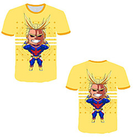 Inspired by My Hero Academia / Boku No Hero Cosplay Cosplay Costume T-shirt Terylene Graphic Printing T-shirt For Women