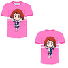 Inspired by My Hero Academia / Boku No Hero Cosplay Cosplay Costume T-shirt Terylene Graphic Printing T-shirt For Women
