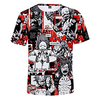 Inspired by My Hero Academia / Boku No Hero Cosplay Cosplay Costume T-shirt Terylene Graphic Printing T-shirt For Women