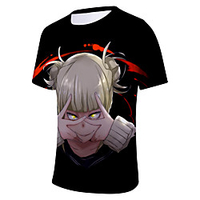 Inspired by My Hero Academia / Boku No Hero Cosplay Cosplay Costume T-shirt Terylene Graphic Printing T-shirt For Women