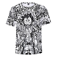 Inspired by My Hero Academia / Boku No Hero Cosplay Cosplay Costume T-shirt Terylene Graphic Printing T-shirt For Women